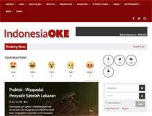 Tablet Screenshot of indonesiaoke.com